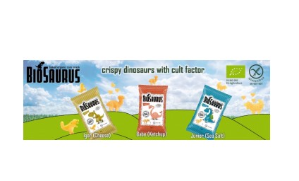 BIOSAURUS Glutenfri Økologisk Snacks