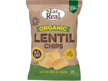 Eat Real Organic Lentil chips sea salt