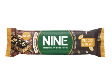 NINE BAR mørk sjokolade og peanøtt