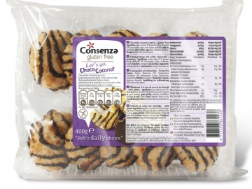 Consenza kokos-makroner med sjokolade