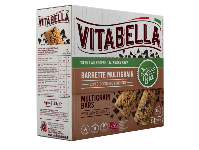 Vitabella Multigrain Barette med sjokolade 6 barer