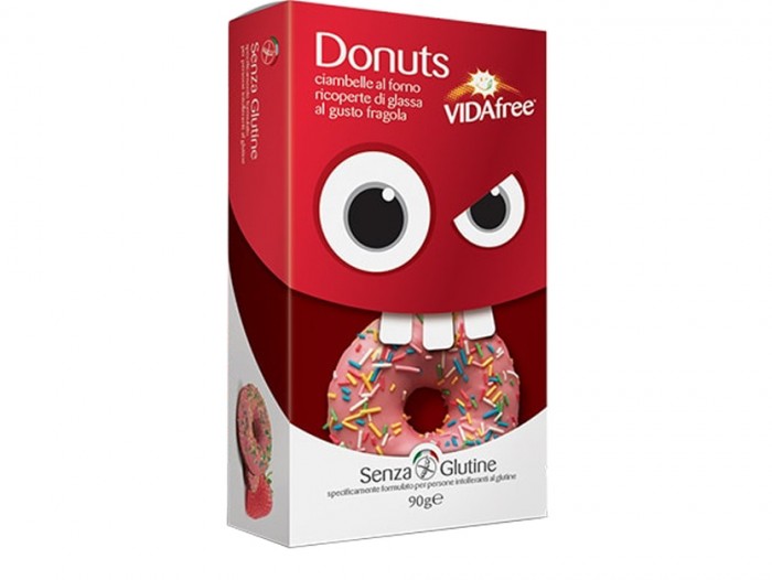 Vidafree Donuts Jordbær