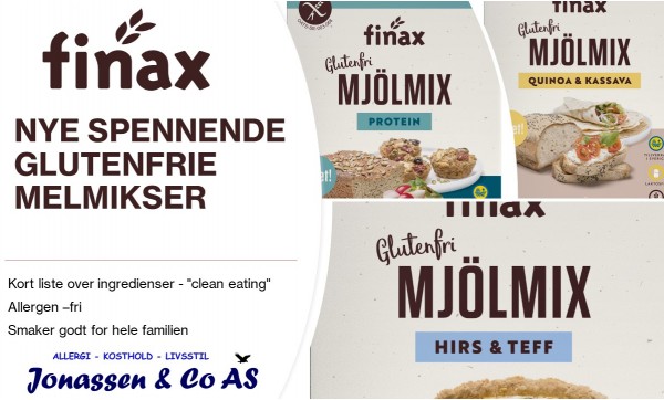 NYE SPENNENDE GLUTENFRIE MELMIKSER Jonassen