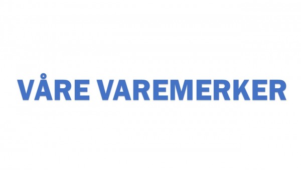 våre varemerker